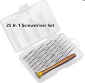 Bit schroevendraaier professioneel set 25-delig in hardcase - incl Torx en Pentalobe - Magnetisch - Gereedschap voor Laptop / Camera / Smartphone / iPhone / Tablet / MacBook / Brillen / Horlo