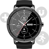O.M.G Skywatch Pro Unisex - Smartwatch heren - Smartwatch dames- Smartwatch - Activity tracker - Crystal clear - Android en IOS - Black