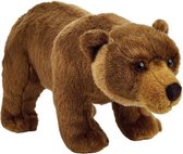 knuffel grizzlybeer junior 27 cm pluche bruin