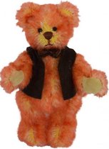 knuffel Miniatuur Dietrich 10 cm pluche bruin/oranje