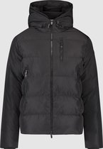 Purewhite -  Heren Regular Fit Puffer  Jas  - Zwart - Maat L