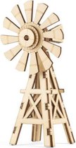 3D-puzzel Windmill 15 x 11 cm hout naturel