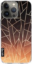 Casetastic Apple iPhone 13 Pro Hoesje - Softcover Hoesje met Design - Shattered Ombre Print