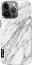 Casetastic Apple iPhone 13 Pro Hoesje - Softcover Hoesje met Design - Marble Contrast Print