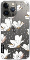 Casetastic Apple iPhone 13 Pro Hoesje - Softcover Hoesje met Design - Sprinkle Leaves and Flowers Print
