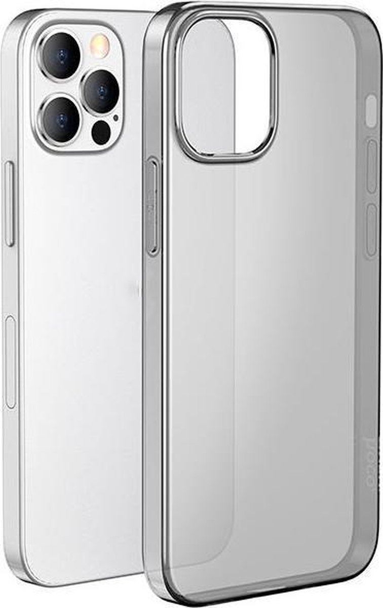 Hoco Apple iPhone 13 Pro Max Hoesje Dun TPU Transparant Zwart