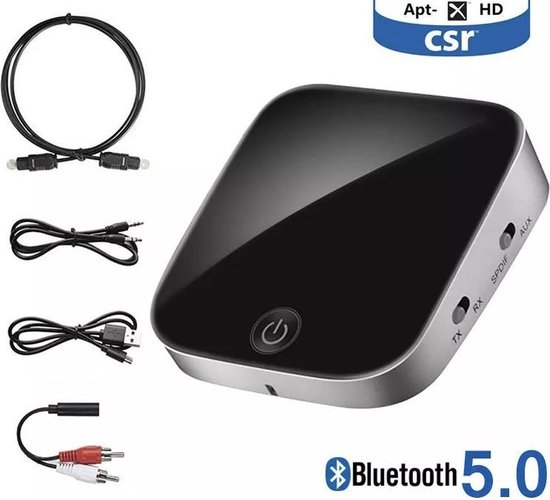 DrPhone Skylink Aptx - Émetteur et récepteur HD Bluetooth 5.0 - Faible  latence /... | bol.com