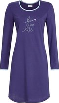 Ringella dames nachthemd L/M love your life  - 52  - Marine