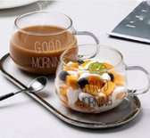 Good Morning Borosilicaat mok! - 400 ML