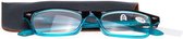 Leesbril Excellent Blauw/zwart +1.50