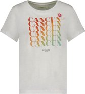 DEELUXE Bericht T-shirt met pin CANCUN Off White