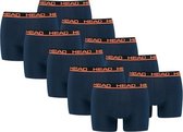 HEAD boxershorts Basic Blue/Orange- 10-Pack Donkerblauwe heren boxershorts - Maat XXL