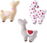 Fringe Set Love LLamas 289488 Speelgoed voor dieren - honden speelgoed – honden knuffel – honden speeltje – honden speelgoed knuffel - hondenspeelgoed piep - hondenspeelgoed bijten