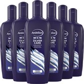 Andrélon Argent Care Hommes Shampooing - 6 x 300 ml - Pack