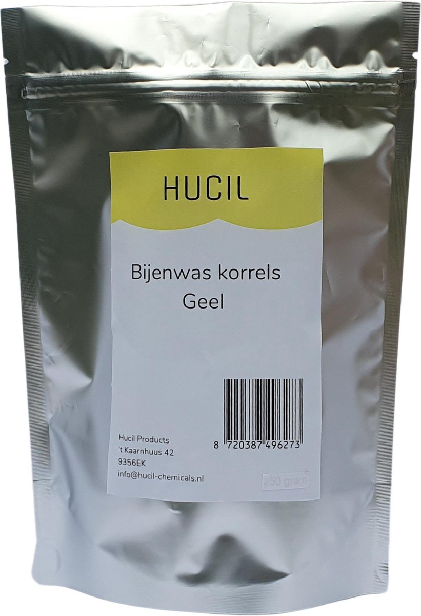 Bijenwas korrels geel - beeswax - beewax yellow - puur zuiver - 500 gram