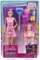 Barbie Family Skipper Babysitter Speelset - Barbiepop met Minipop op Verjaardag