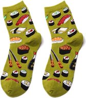 Winkrs - Sushi sokken met grappig design - Vrolijke Sokken - Eten - Maat 36/41
