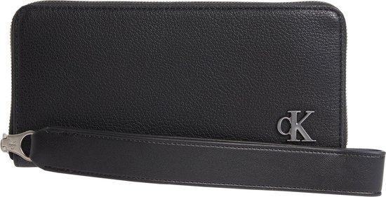 Calvin Klein - Ziparound monogramme minimal avec bracelet - portefeuille  femme - noir | bol.com