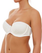 Bruna Voorgevormde Strapless BH - Maat 85DD - Ivoor