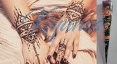 2x Henna tattoo inkt pasta cone tube 35gr tijdelijke neptatoo voor creativiteit-bodyart-festival diwali Najima kone