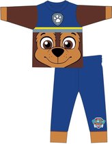 Paw Patrol pyjama - blauw - Chase pyjamabroek en pyjamashirt - maat 116