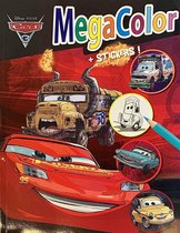 Megacolor kleurboek Cars + stickers