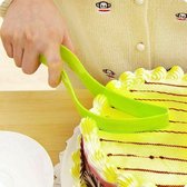 Alles-in-een Cake Divider Cake Divider Cutter Baking Tool Groen