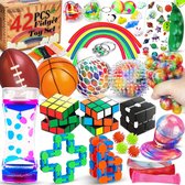 Babyfi ® - Multifunctioneel Fidget Toys Pakket - 42 Stuks - Pop It Fidget Toy - Set voor Kinderen & Volwassenen - Educatief Speelgoed - Upgrade 2022