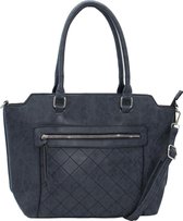 Nuba | Dames Handtas Met Schouderband | Leer Look | Blauw
