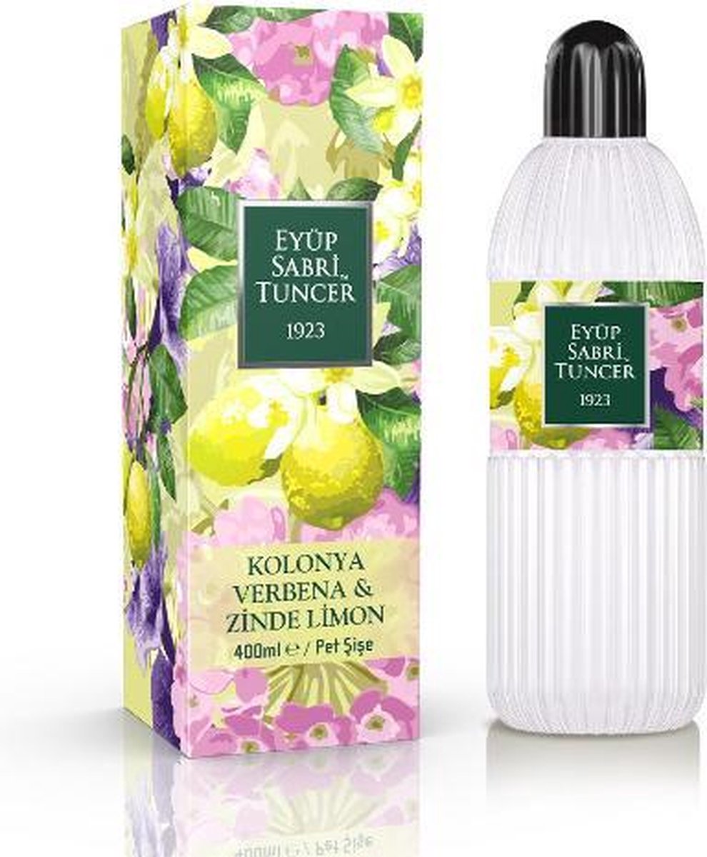 Goedkoopste Eyüp Sabri Tuncer - Verbena & Verse Citroen - Eau de Cologne - 400 ml (Kolonya / Desinfectie / Aftershave