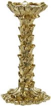 Kandelaars - chandelier resin 13x13x26 golden - goud