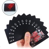 Waterdichte Professionele Poker Kaarten - Plastic Speelkaarten - luxe kaartspellen - Professionele Premium Speelkaarten - Speelkaarten - Zwart en Rood