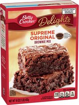 Betty crocker supreme chocolate chunk brownie mix 432g
