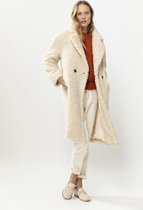 Sissy-Boy - Lange off white teddy jas