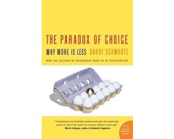 Omslag van Paradox Of Choice Why More Is Less