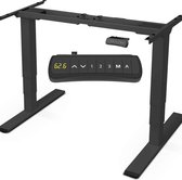 Derza Zit Sta Bureau Elektrisch - Bureau Frame - Zwart