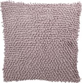 Hoyz | Kussen Twisted Loop M.Grijs | 45 X 45 | Sierkussen Voor Woonkamer Of Slaapkamer