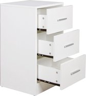 Pippa Design Nachtkasje voor boxspring - 3 lades - wit
