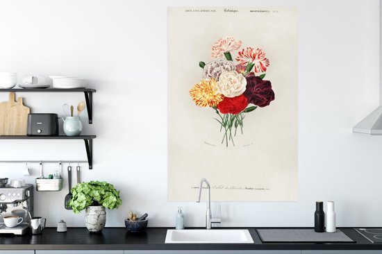 Affiche Fleurs - Vintage - Feuille - 80x120 cm