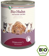 Herrmann's Bio Sensitive Honden Natvoer - Kip met Wortel - 800 g
