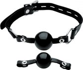 Interchangeable Silicone Ball Gag Set - Noir