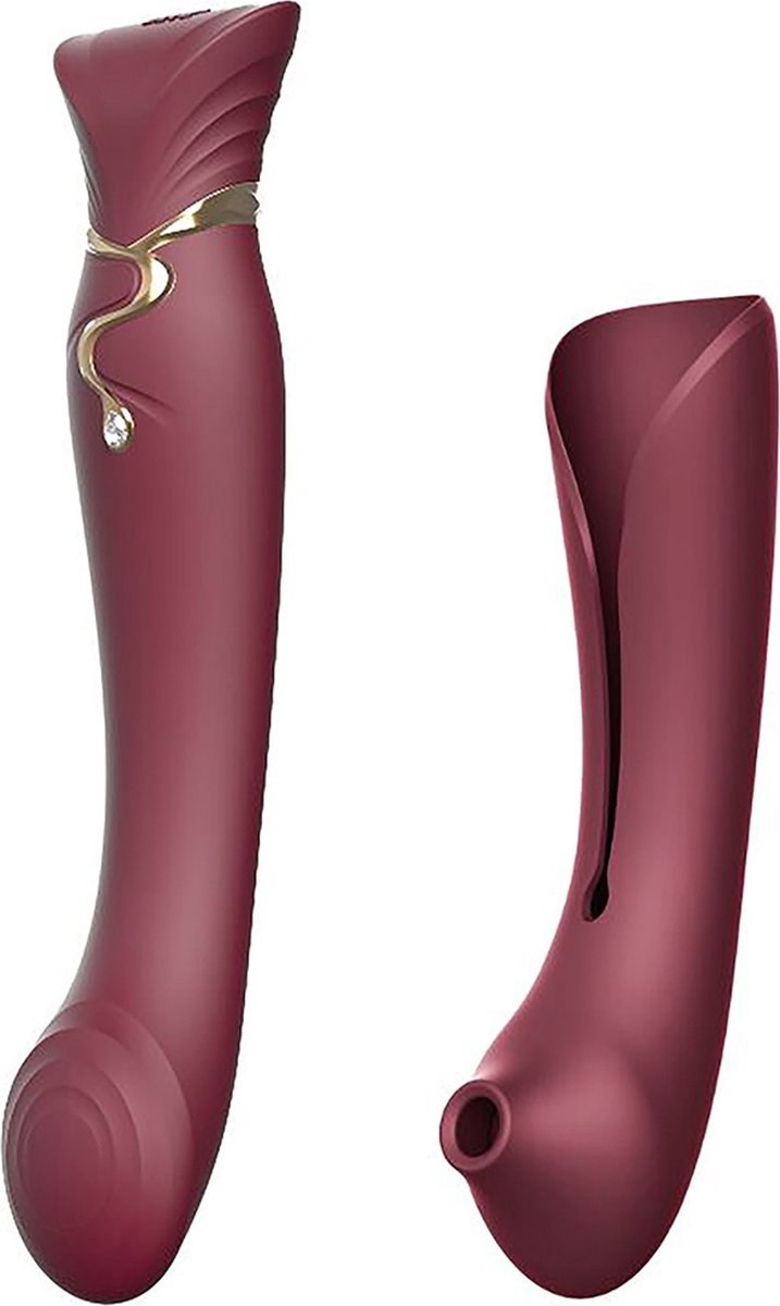 Goedkoopste Zalo - Queen - G-Spot Vibrator and Air Pulse Stimulator
