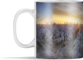 Mok - Amandelbomen op zonsondergang - 350 ml - Beker