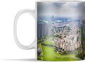 Mok - Het stadslandschap van Foshan tijdens een bewolkte dag - 350 ml - Beker