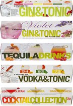Te Tonic experience bundle van 5 verschillende Nanopacks voor Tequila, Gin, Vodka en populaire cocktails