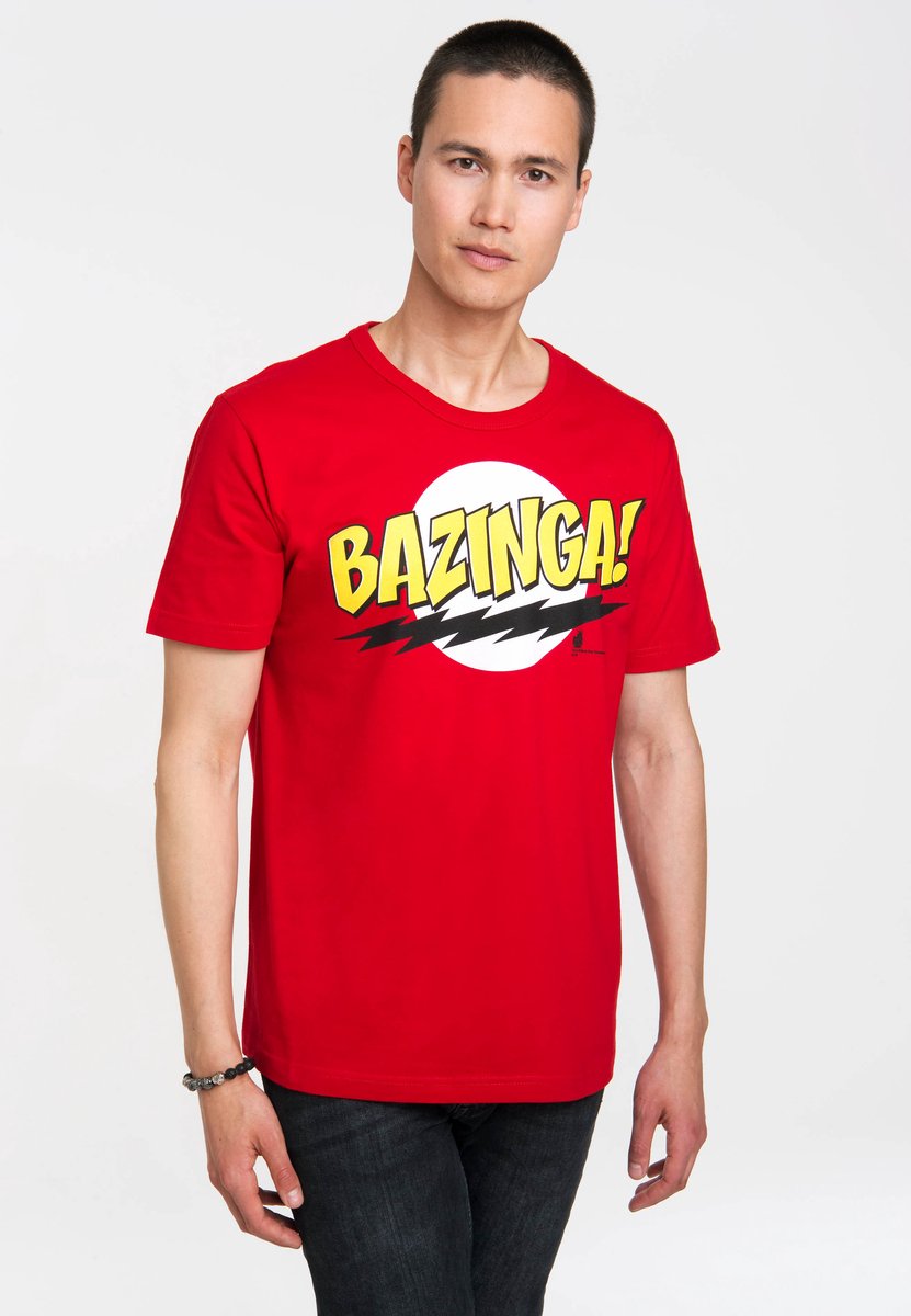 Logoshirt T-Shirt Bazinga - The Big Bang Theory