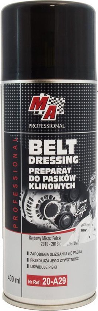 Belt Dressing- Poly V-riem reiniger- Belt Conditioner- 400Ml