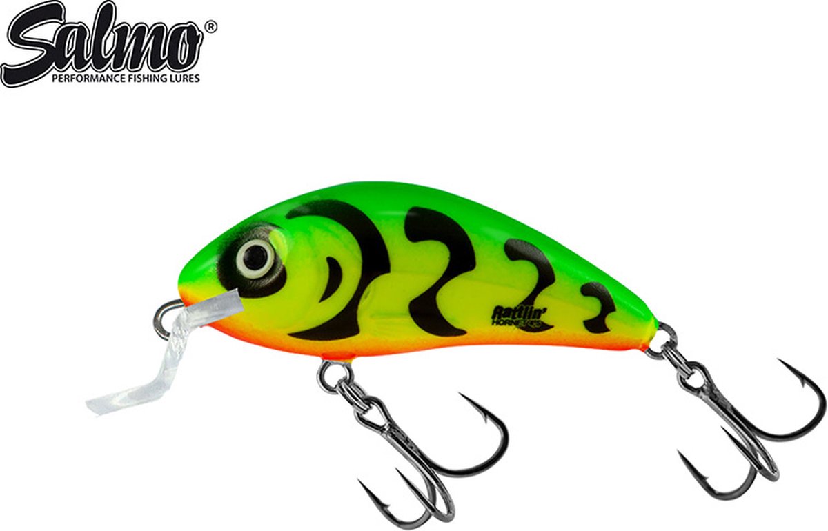 Salmo Rattlin Hornet Shallow - 4.5 cm - green tiger