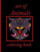art of Animals coloring book