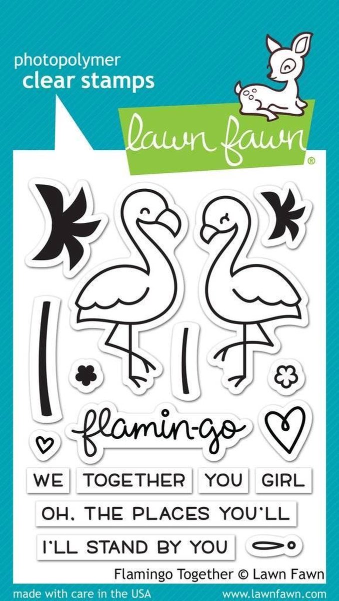 Flamingo Together Clear Stamps (LF1173)